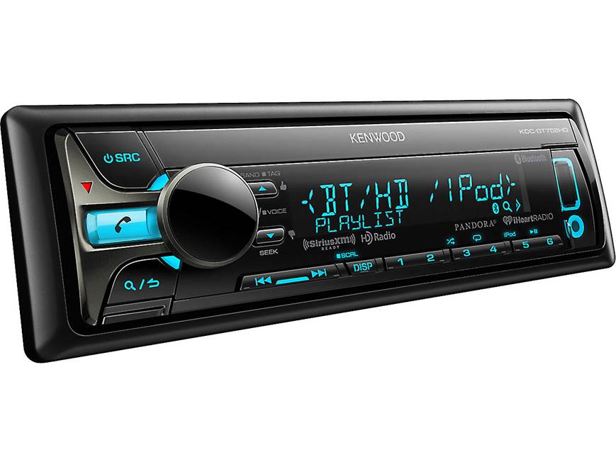 KENWOOD K's(アンプ、CDプレーヤー、チューナー)純正リモコン付き Kenwood KDC-BT758HD CD receiver at Crutchfield