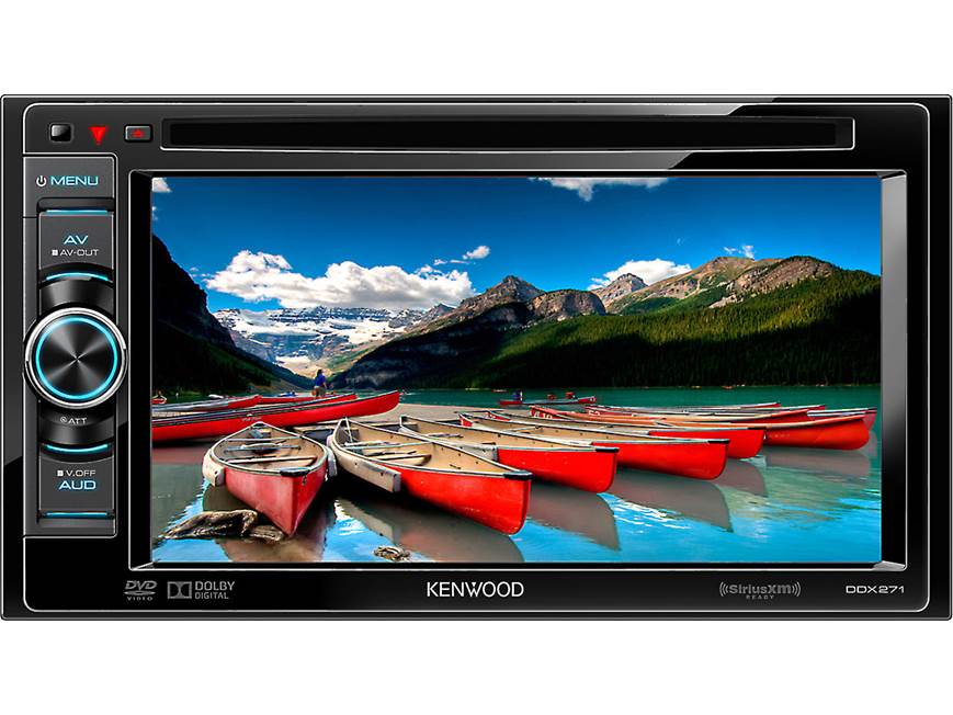 Kenwood DDX271 DVD receiver at Crutchfield