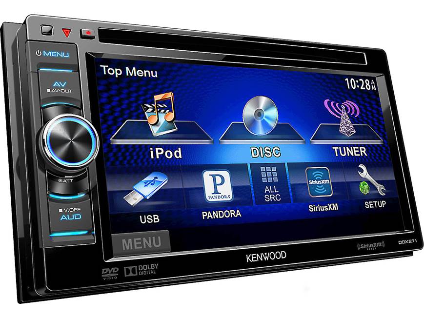 Kenwood DDX271 DVD receiver at Crutchfield