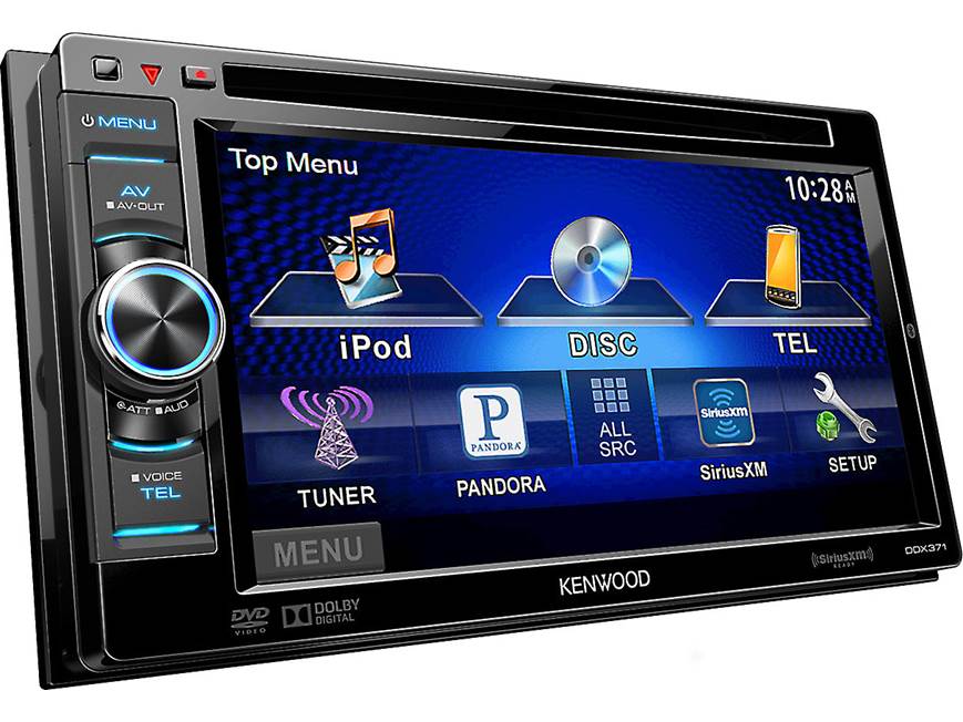 Kenwood DDX371 DVD receiver at Crutchfield