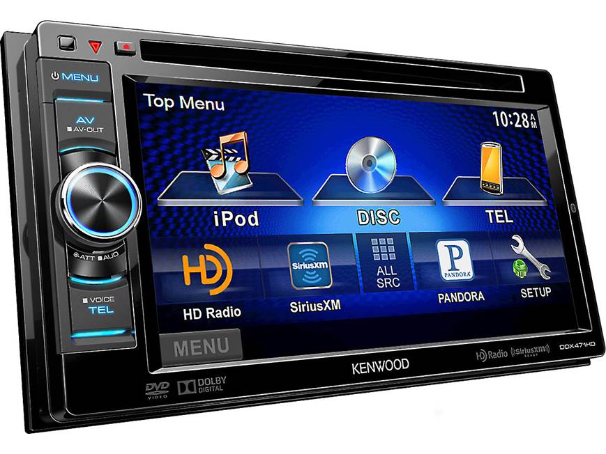 Kenwood DDX471HD DVD receiver at Crutchfield