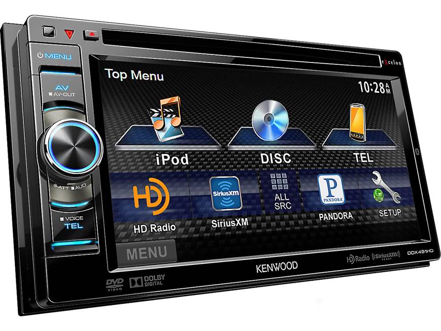 Kenwood Excelon DDX491HD DVD receiver at Crutchfield
