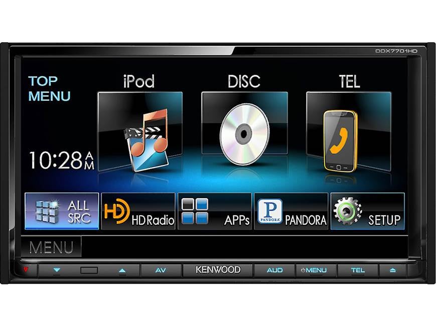 Kenwood DDX7701HD DVD receiver at Crutchfield