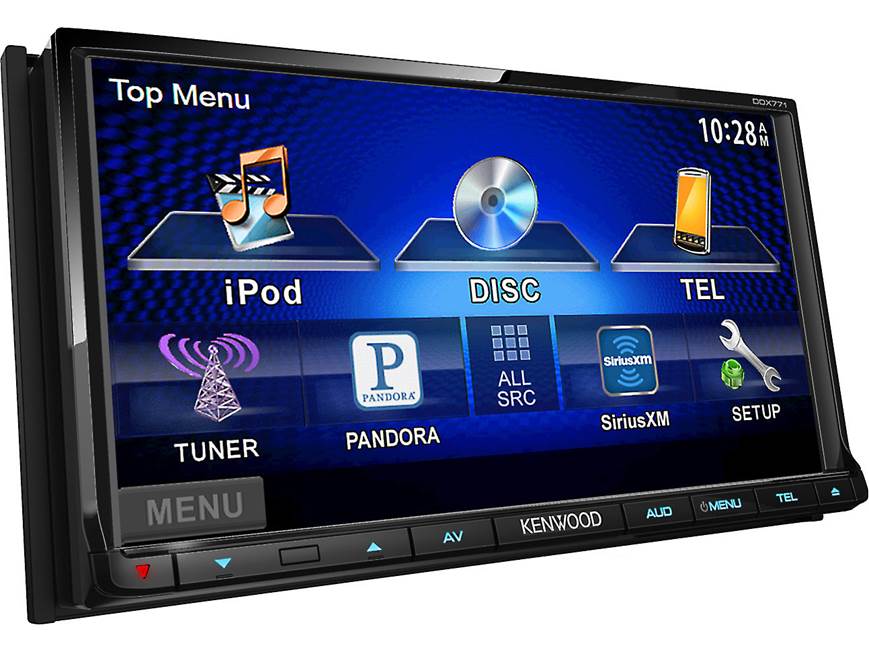 Kenwood DDX771 DVD receiver at Crutchfield