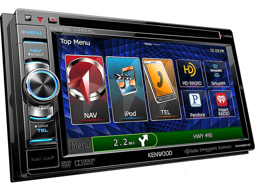 Kenwood Excelon DNX691HD Navigation receiver at Crutchfield