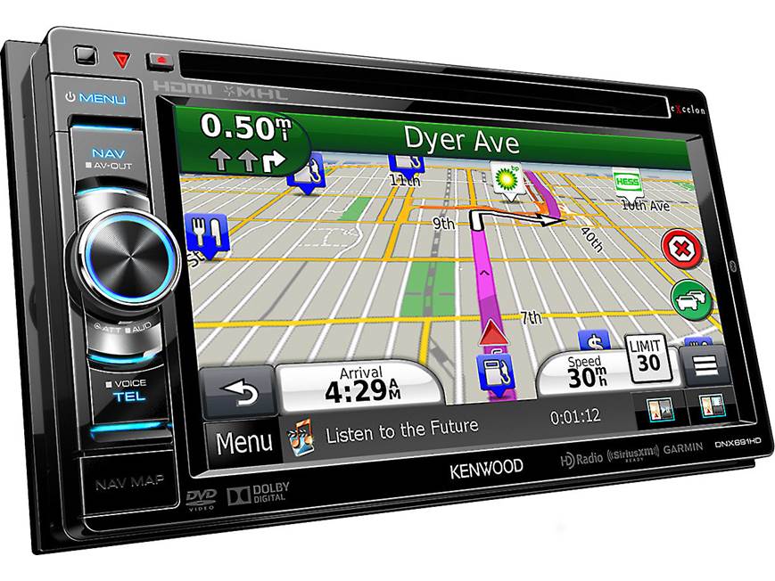 KENWOOD GPSナビゲーションシステム SKY-S801 Kenwood Excelon DNX691HD Navigation receiver at Crutchfield