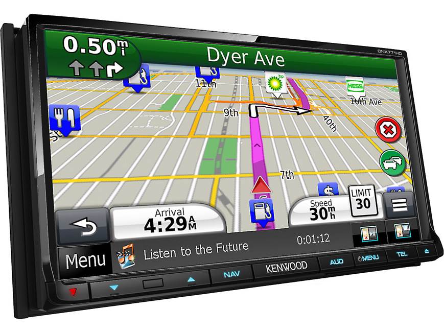 Kenwood DNX771HD Navigation receiver at Crutchfield