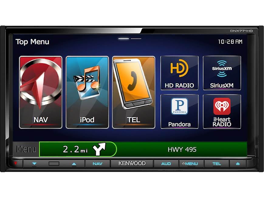 Kenwood DNX771HD Navigation receiver at Crutchfield