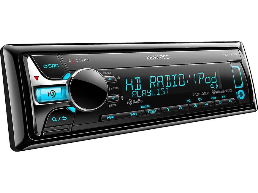 Kenwood Excelon KDC-X498 CD receiver at Crutchfield