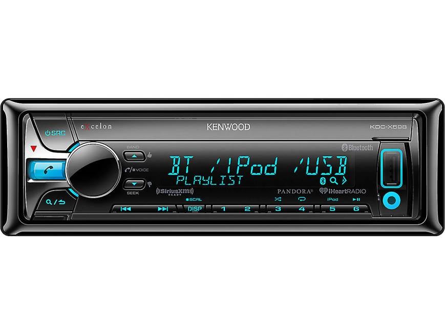 Kenwood Excelon KDC-X598 CD receiver at Crutchfield
