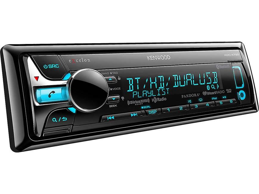 Kenwood Excelon KDC-X798 CD receiver at Crutchfield