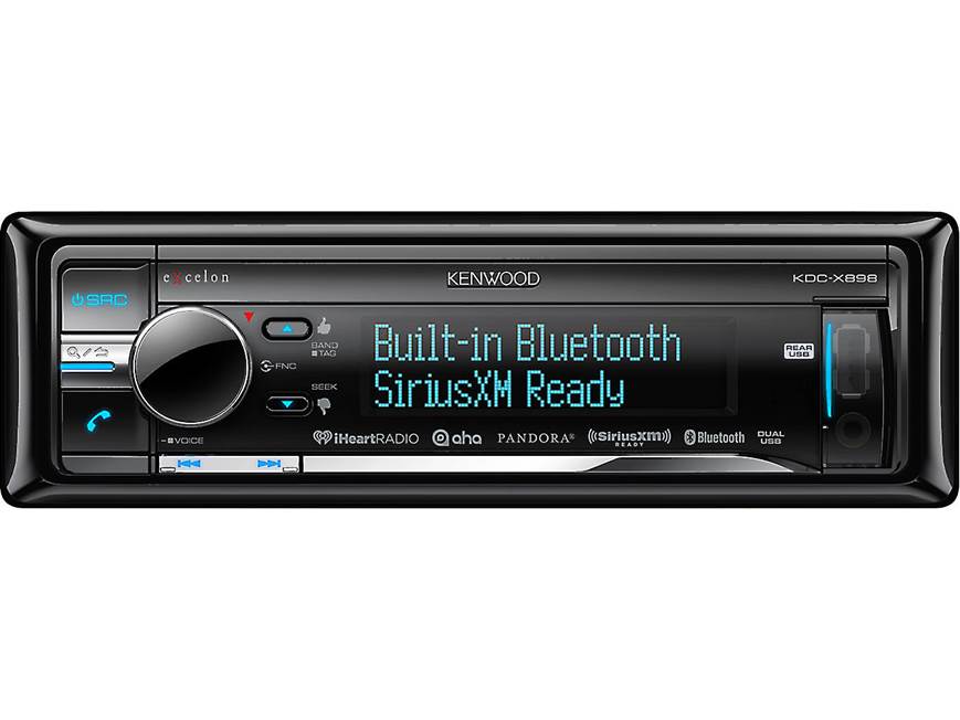 Kenwood Excelon KDC-X898 CD receiver at Crutchfield