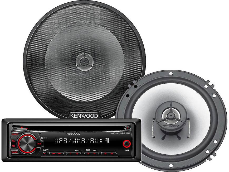 Kenwood Receiver and Speaker Package Kenwood KDC-152 CD receiver