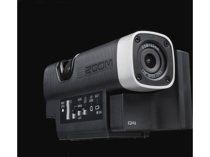 Zoom Q4 Video recorder with stereo microphone at Crutchfield