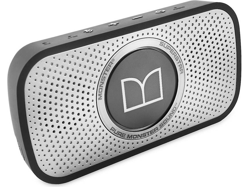 Monster SuperStar™ (Grey) Portable Bluetooth® powered speaker with