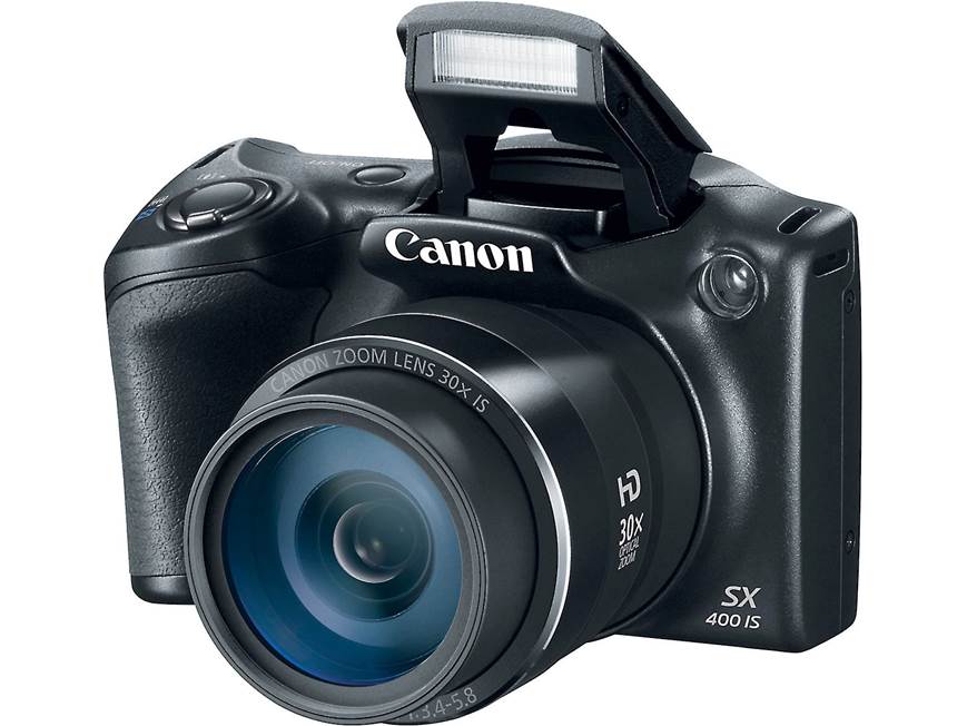 Canon PowerShot SX400 IS (Black) 16-megapixel camera with 30X zoom