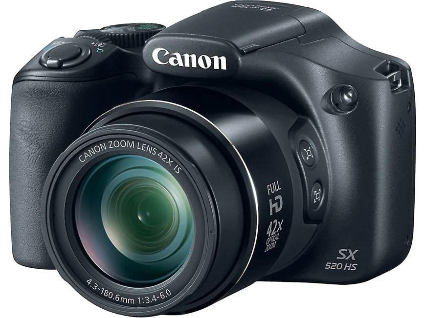 Canon PowerShot SX520 HS 16-megapixel digital camera with 42X