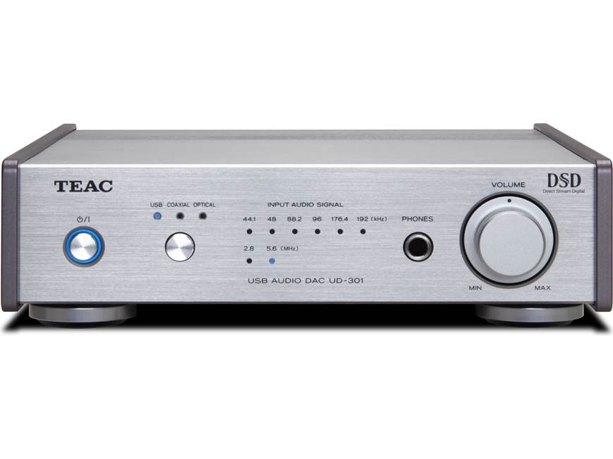 TEAC UD-301 (Silver) DAC/headphone amplifier/preamp (Silver) at