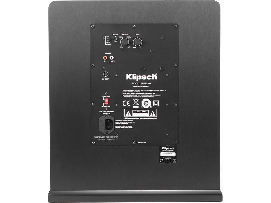Klipsch Reference R-112SW Powered subwoofer, wireless adapter