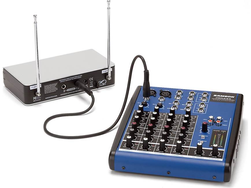 Samson Stage v266 Dual Wireless System (Channels 6 and 11) Package