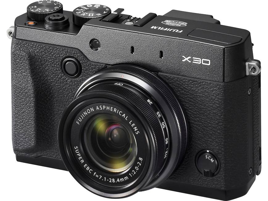 Fujifilm X30 (Black) 12-megapixel digital camera with Wi-Fi