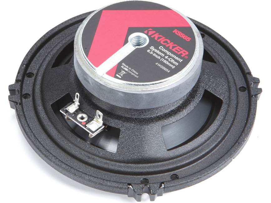 VERITAS AccuBass 6.5インチスピーカー Kicker 41KSS654 6-1/2