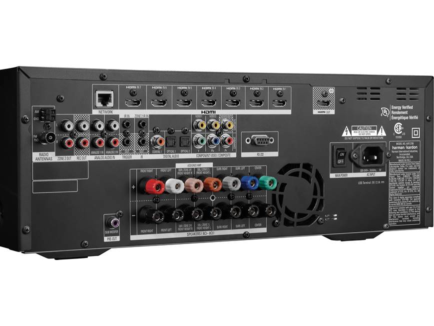 Harman Kardon AVR 2700 7.1-channel home theater receiver with