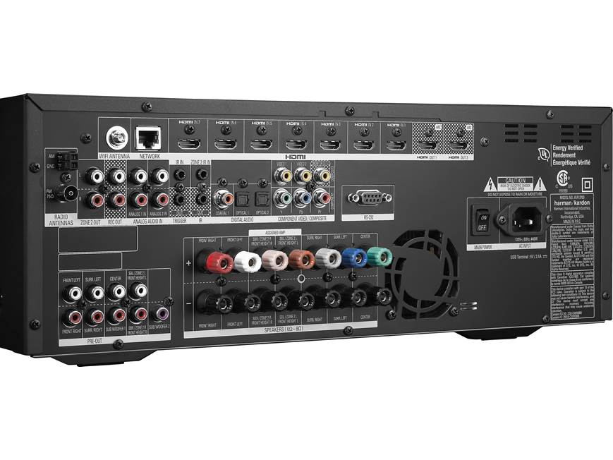 Harman Kardon AVR 3700 7.2-channel home theater receiver with Wi