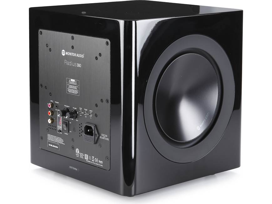 Monitor Audio Radius 380 (High-gloss Black) Compact powered