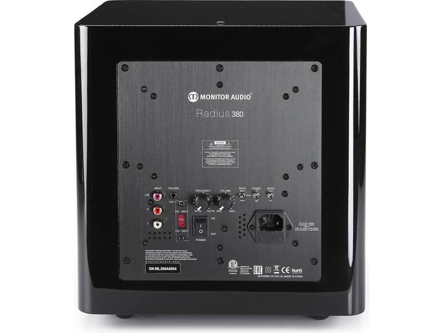 Monitor Audio Radius 380 (High-gloss Black) Compact powered
