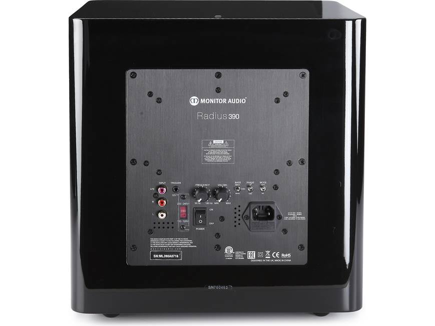 Monitor Audio Radius 390 (High-gloss Black) Compact powered