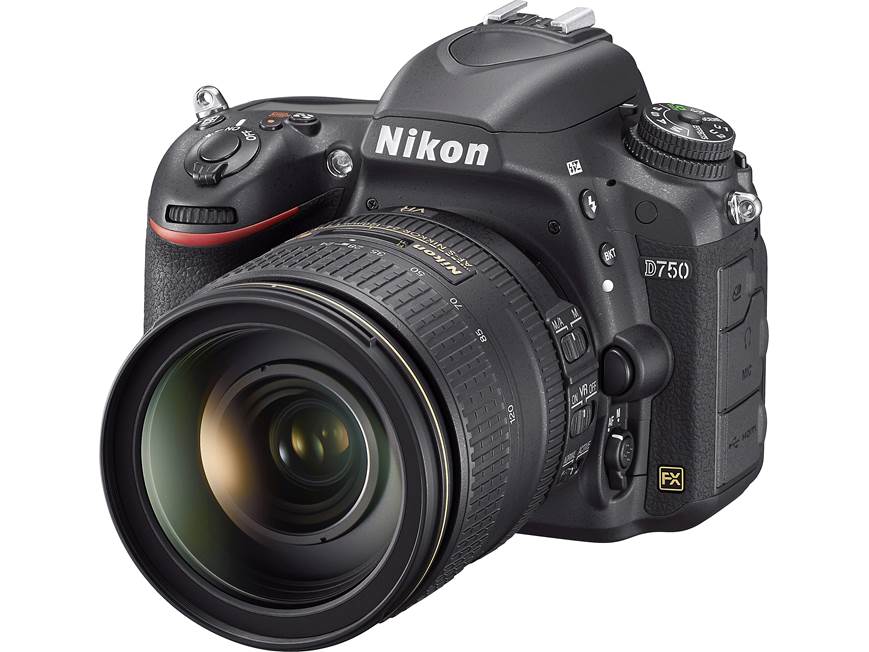 Nikon D750 Kit 24-megapixel DSLR camera with Wi-Fi® and 24-120mm