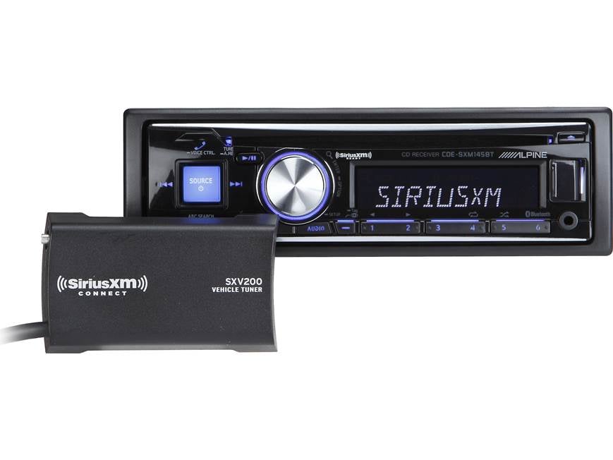 Alpine CDE-SXM145BT CD receiver with free SiriusXM satellite radio