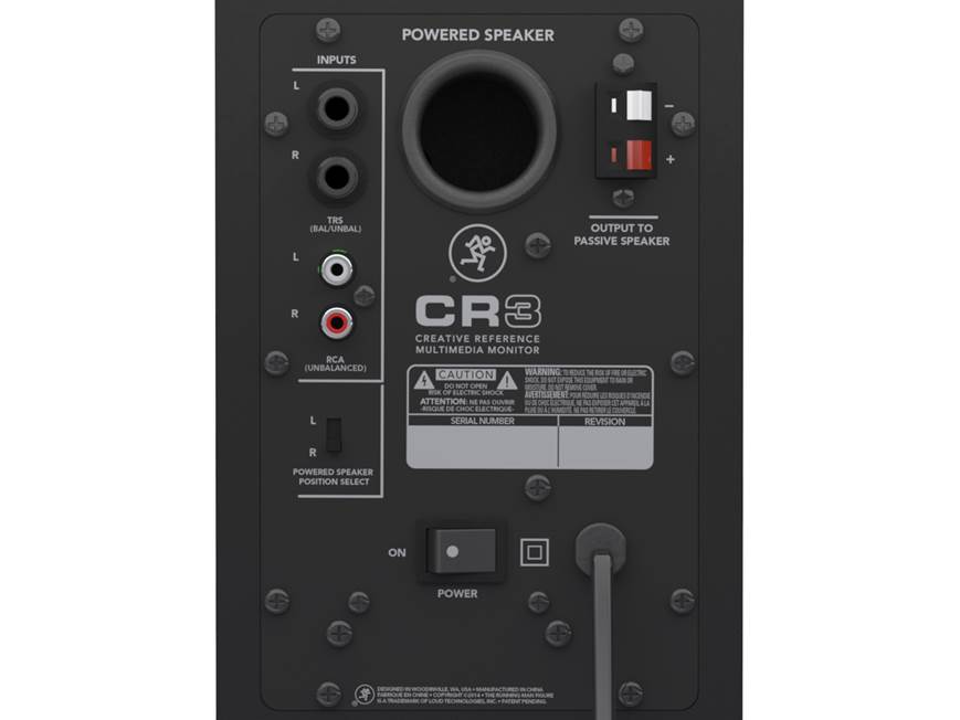 Mackie CR3™ Creative Reference™ Multimedia Monitors 2-way powered