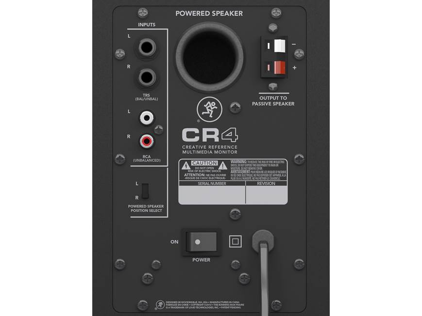 Mackie CR4™ Creative Reference™ Multimedia Monitors 2-way powered