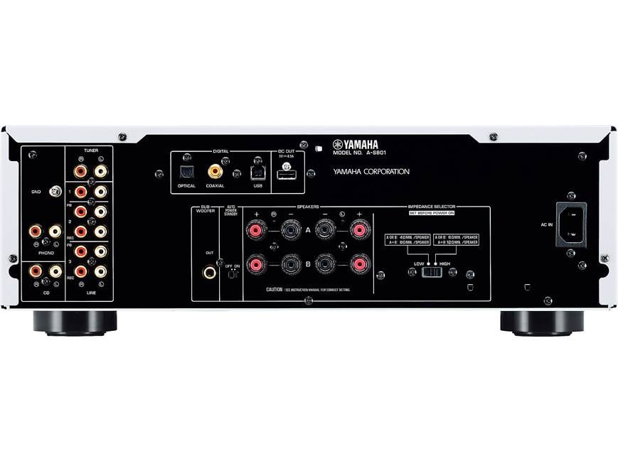 Yamaha A-S801 (Black) Stereo integrated amplifier with built-in