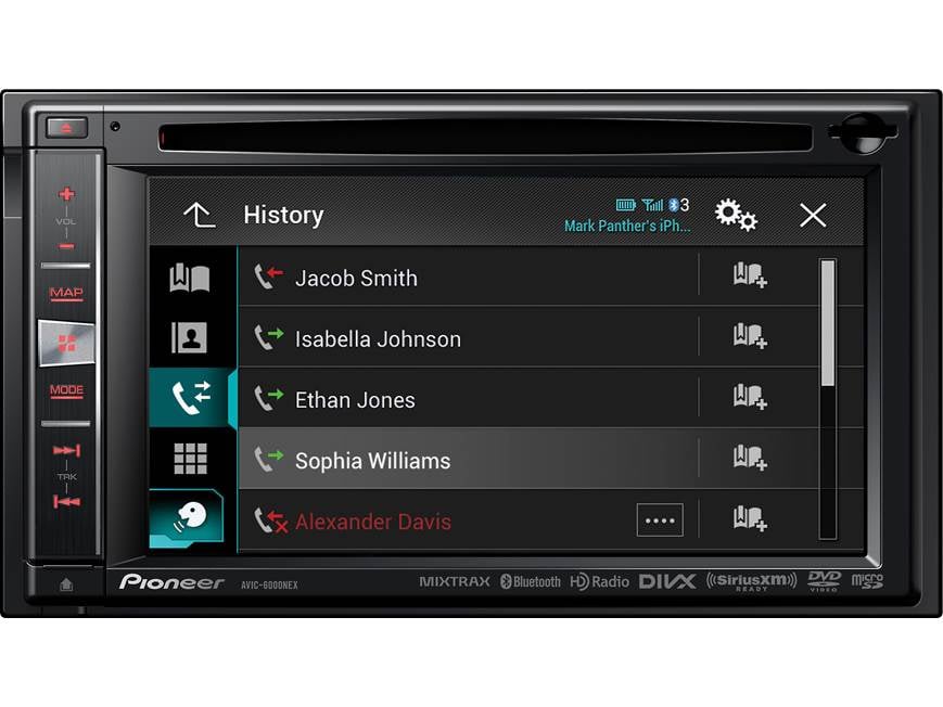 Pioneer AVIC-6000NEX Navigation receiver at Crutchfield