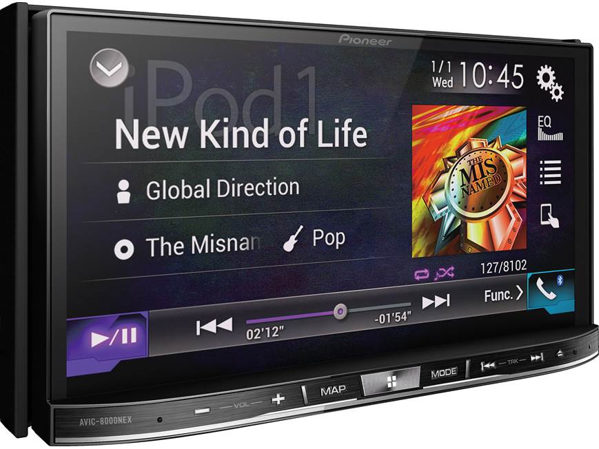 Pioneer AVIC-8000NEX Navigation receiver at Crutchfield