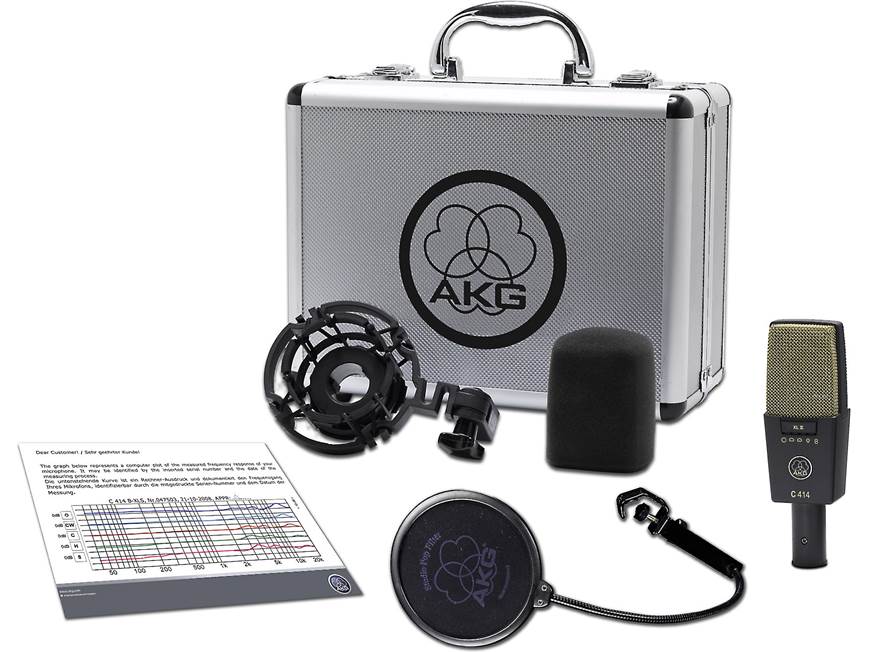 AKG C414 XLII Large-diaphragm vocal condenser microphone at