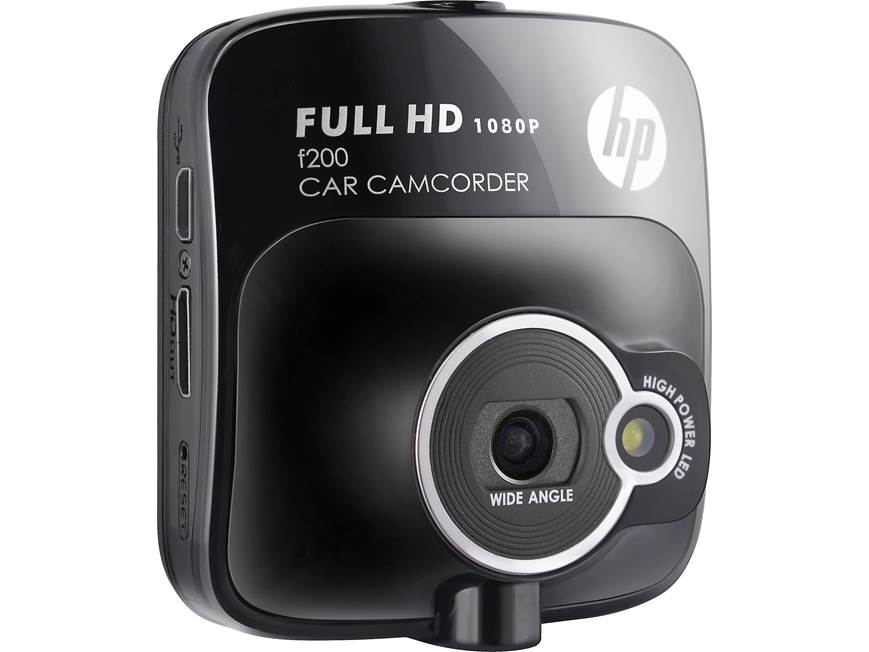 HP f200 Car Camcorder Dash cam with G-sensor and motion detection