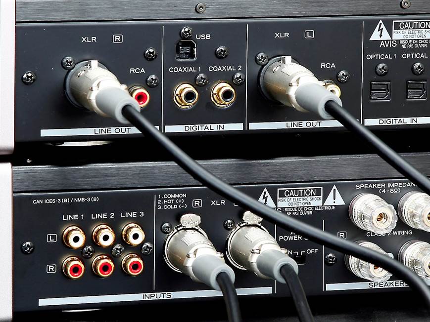 TEAC AX-501 Stereo integrated amplifier with XLR inputs at Crutchfield