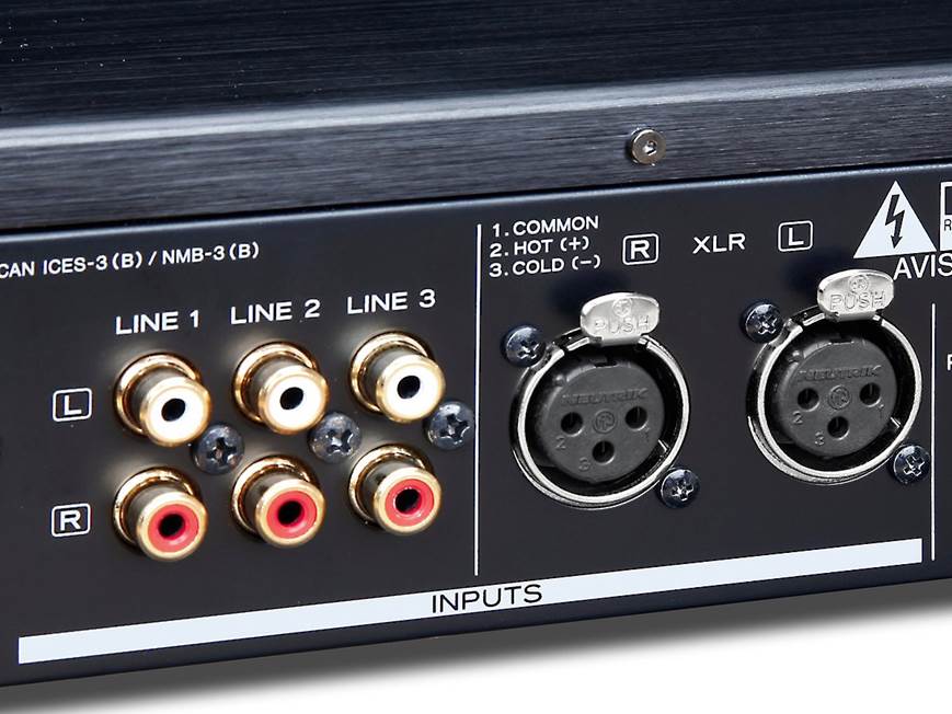 TEAC AX-501 Stereo integrated amplifier with XLR inputs at Crutchfield