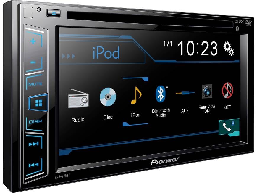 Pioneer AVH-270BT DVD receiver at Crutchfield