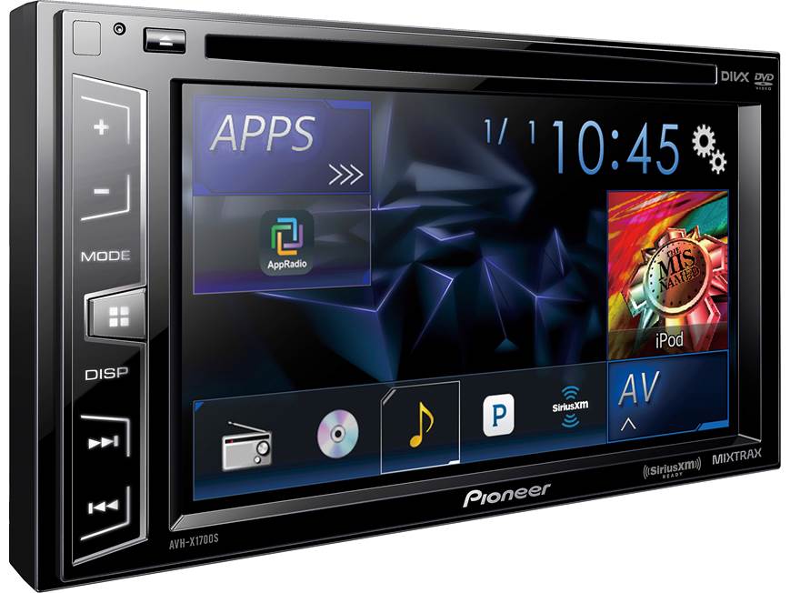 Pioneer AVH-X1700S DVD receiver at Crutchfield