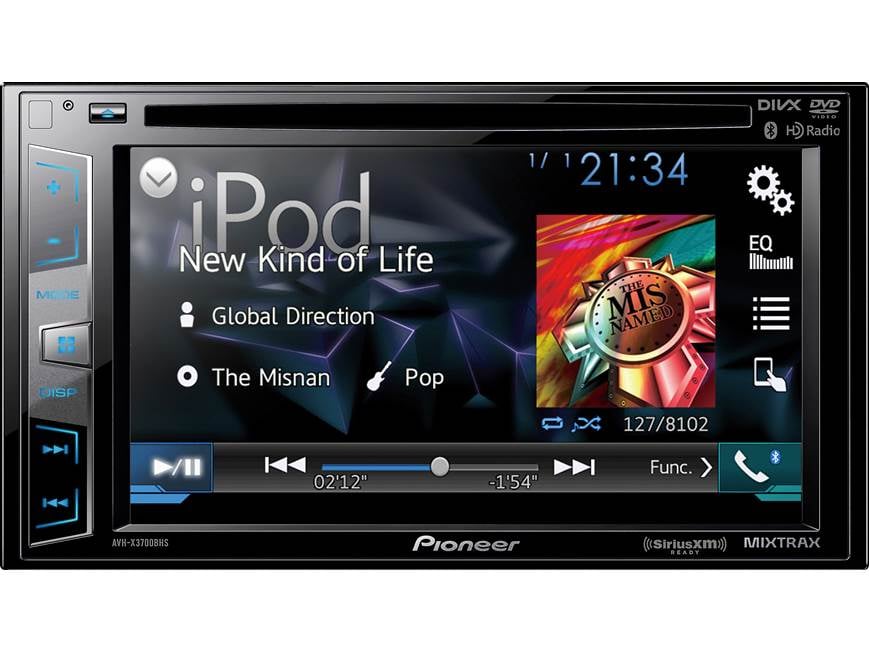 Pioneer AVH-X3700BHS DVD receiver at Crutchfield