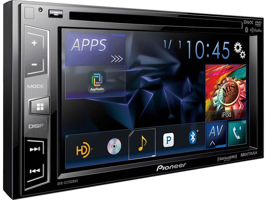 Pioneer AVH-X3700BHS DVD receiver at Crutchfield