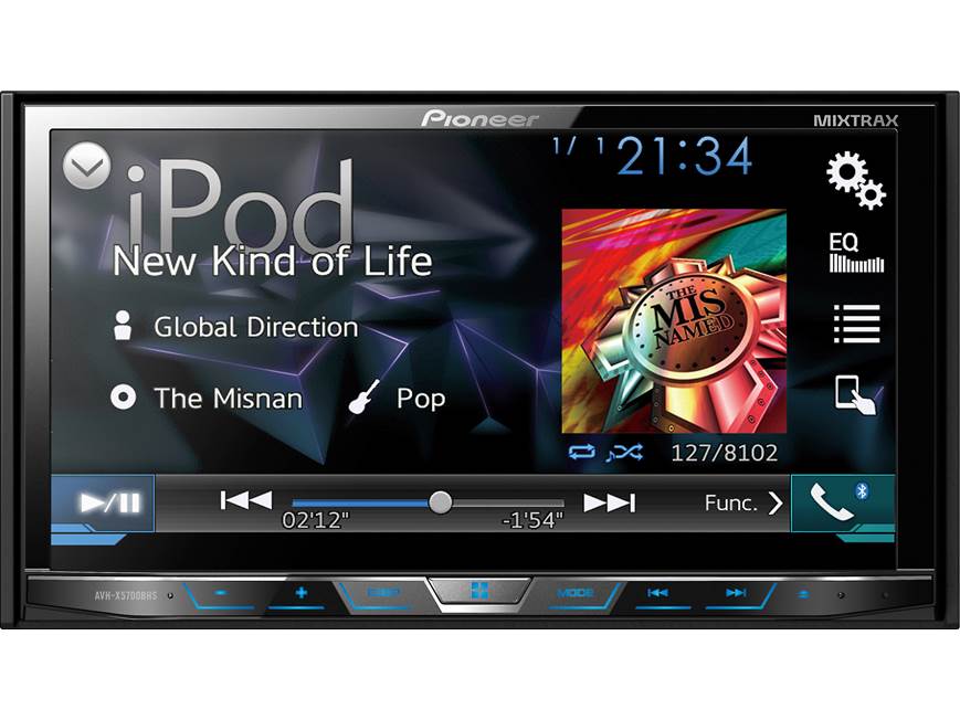Pioneer AVH-X5700BHS DVD receiver at Crutchfield