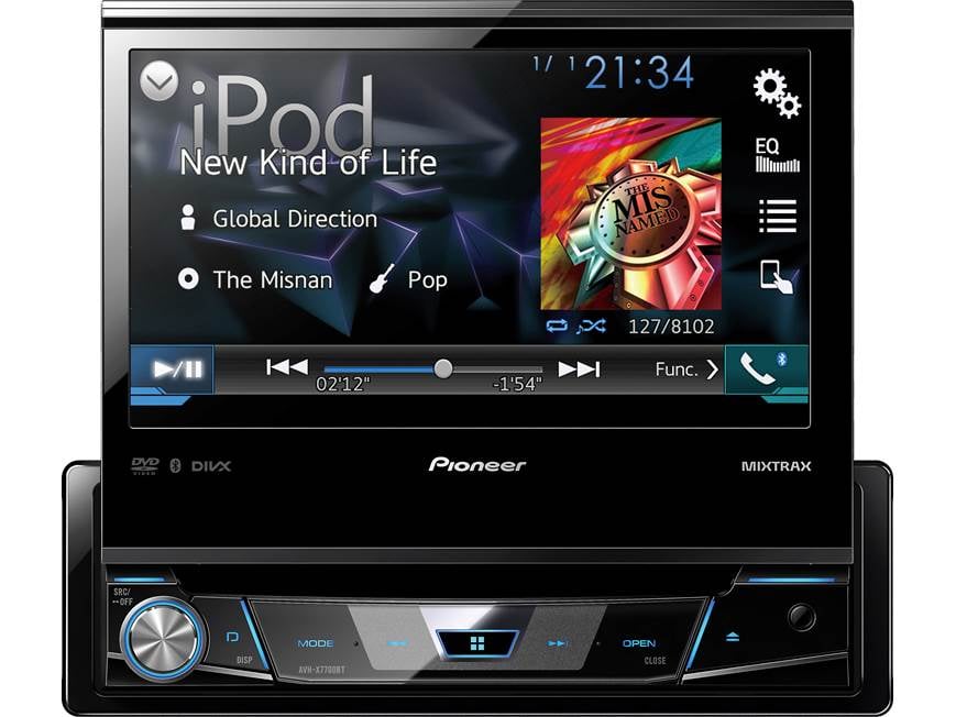 Pioneer AVH-X7700BT DVD receiver at Crutchfield