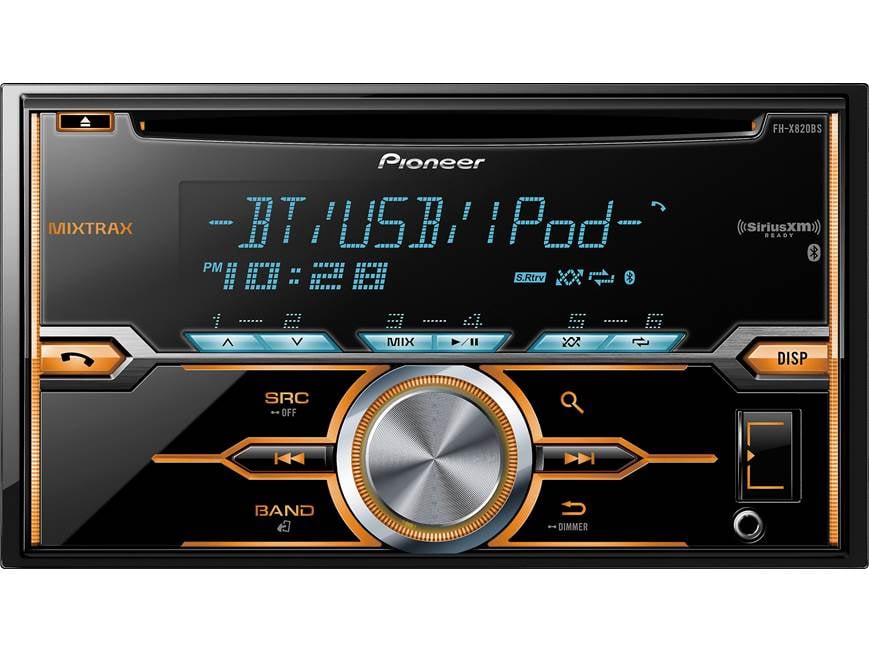 Pioneer FH-X820BS CD receiver at Crutchfield