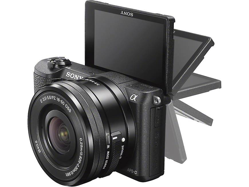 Sony Alpha a5100 Kit (Black) 24-megapixel mirrorless camera with
